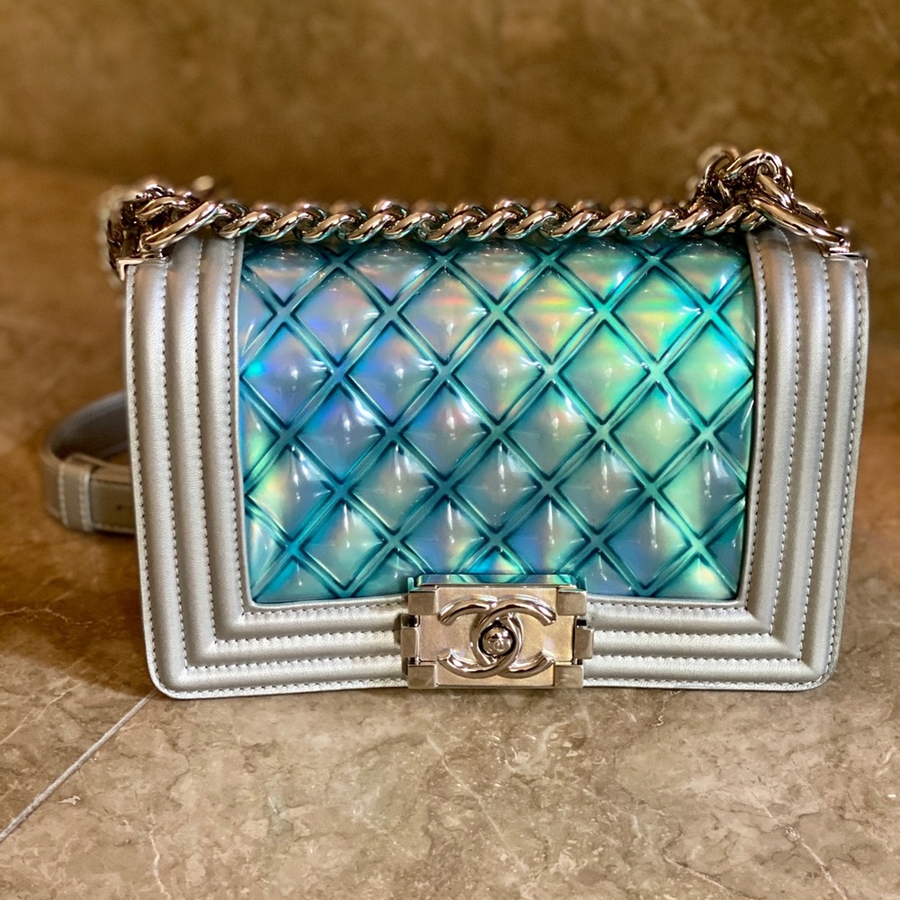 Authentic Chanel Boy small